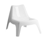 leżak Lounge - biały - wypozyczalnia krzesel